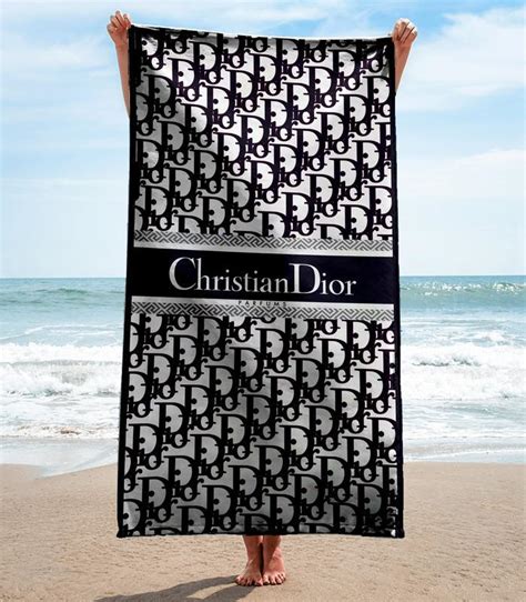 dior beach towel